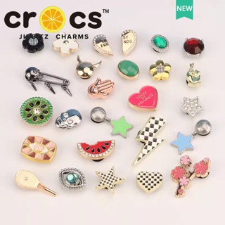 Metal jibbitz crocs charme Sapato Fivela Buraco Fivela Acessórios para sapatos DIY metal Gem Decoração Fivela