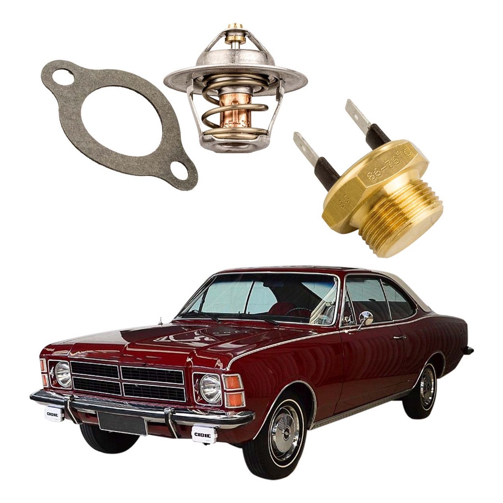 Válvula Termostática+cebolão Rad. Opala Caravan 4/6cc