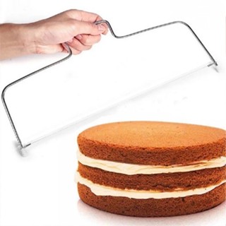 Nivelador Cortador Fatiador De Bolo Ajustável 2 Linhas Inox