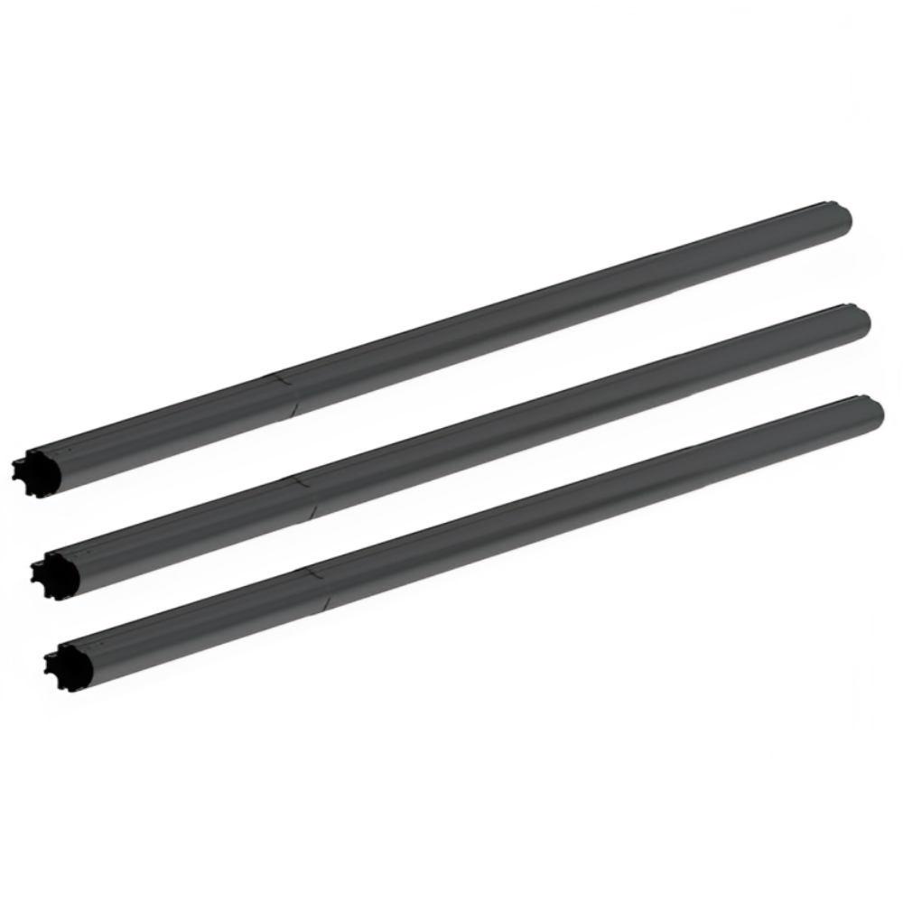 3 Tubos de Alumínio 1,75Mts para Enrolador de Capa Térmica 015479 SODRAMAR