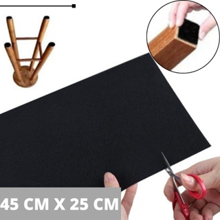Feltro Protetor Piso Pé Cadeira Pé Mesa Para Não Riscar Piso Adesivado Recortável 45cm X 25cm em Oferta na Shopee