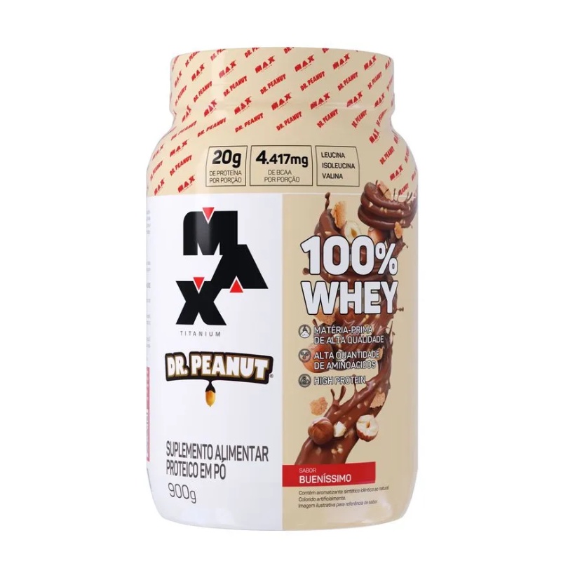 Whey 100% Dr Peanut - Max Titanium