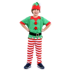 Fantasia Infantil Duende Natalino C/ Cinto Gorro Abrakadabra