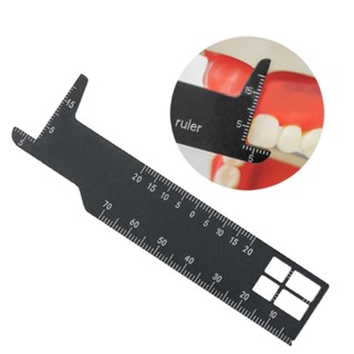 Régua De Medição De Precisão Dentária Dupla Escala De Alumínio Calipers Interdental Equipamento Dentes