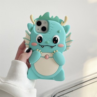 Capa De Silicone Tridimensional Para iPhone15 14 13 12 11 Pro Max XR X Xs Cartoon Traseira Macia