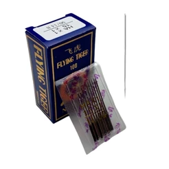 Kit 10 Agulhas Espessura 14 Em Aço Inoxidável Para Máquina de Costura Doméstica Modelo HAX1