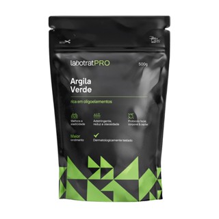 Argila Verde Clareador Facial Corporal Hidrata Labotrat 500g