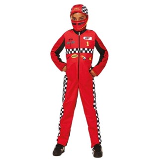 Fantasia Infantil Piloto De Corrida Longa com Capacete de Tecido em Oferta na Shopee