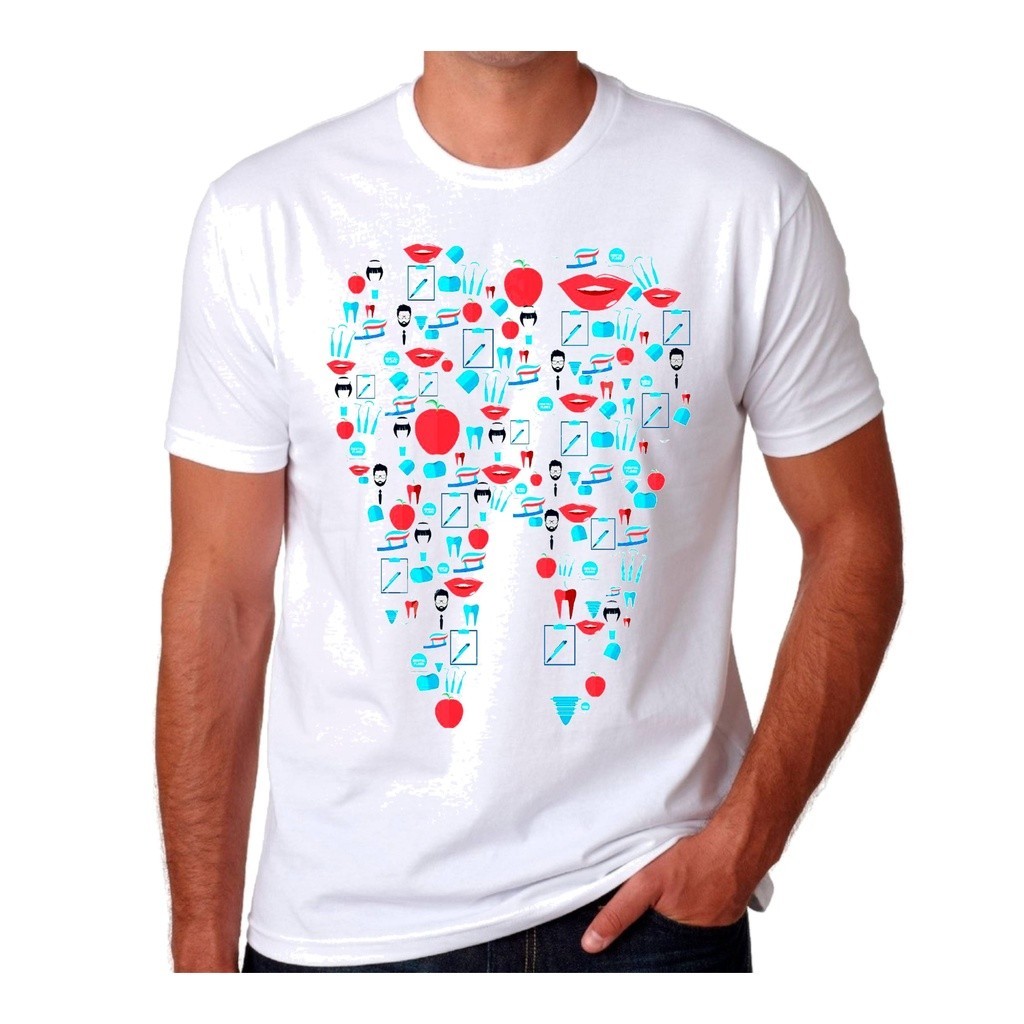 Camisa Odontologia T-shirt Blusa Camiseta 86 CP.