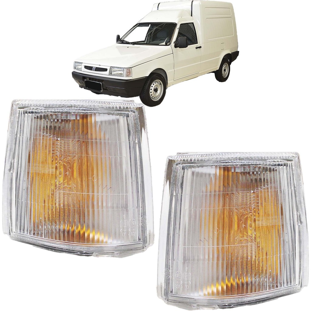 PAR Lanterna Dianteira Fiorino 1984 1985 1986 a 2004 Cristal