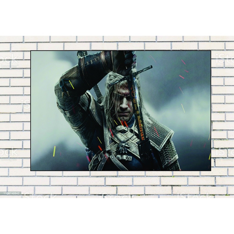 Quadro Decorativo The Witcher Série 04 1 Peça 60x40