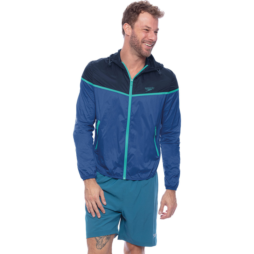 Jaqueta Corta Vento Speed Masculina - AZUL ROYAL AZUL NAUTICO em Oferta na Shopee