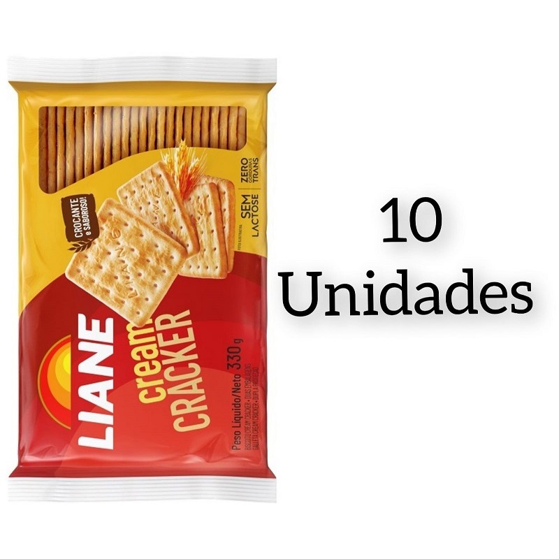 Biscoito Classico Liane Cream Cracker 330 g - 10 unidades