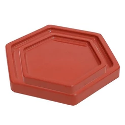 Bandeja Sextavada Terracota - 01 unidade - Só Boleiras - Rizzo Embalagens