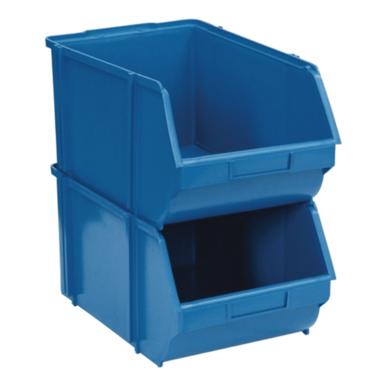 Gaveta Plastica BIN Organizadora P/ Estante N° 8 Azul 1 Peças