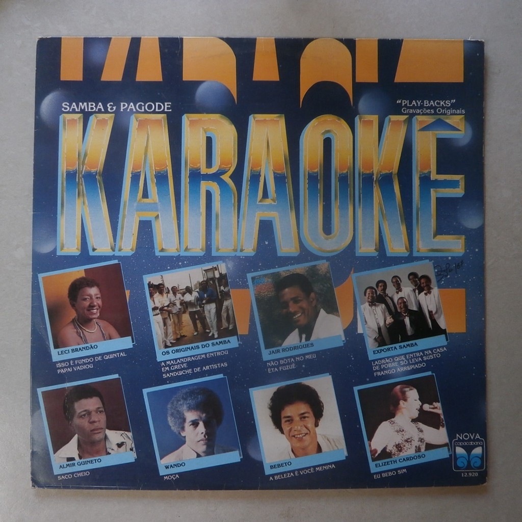 LP Vinil: KARAOKE = SAMBA E PAGODE de VARIOS