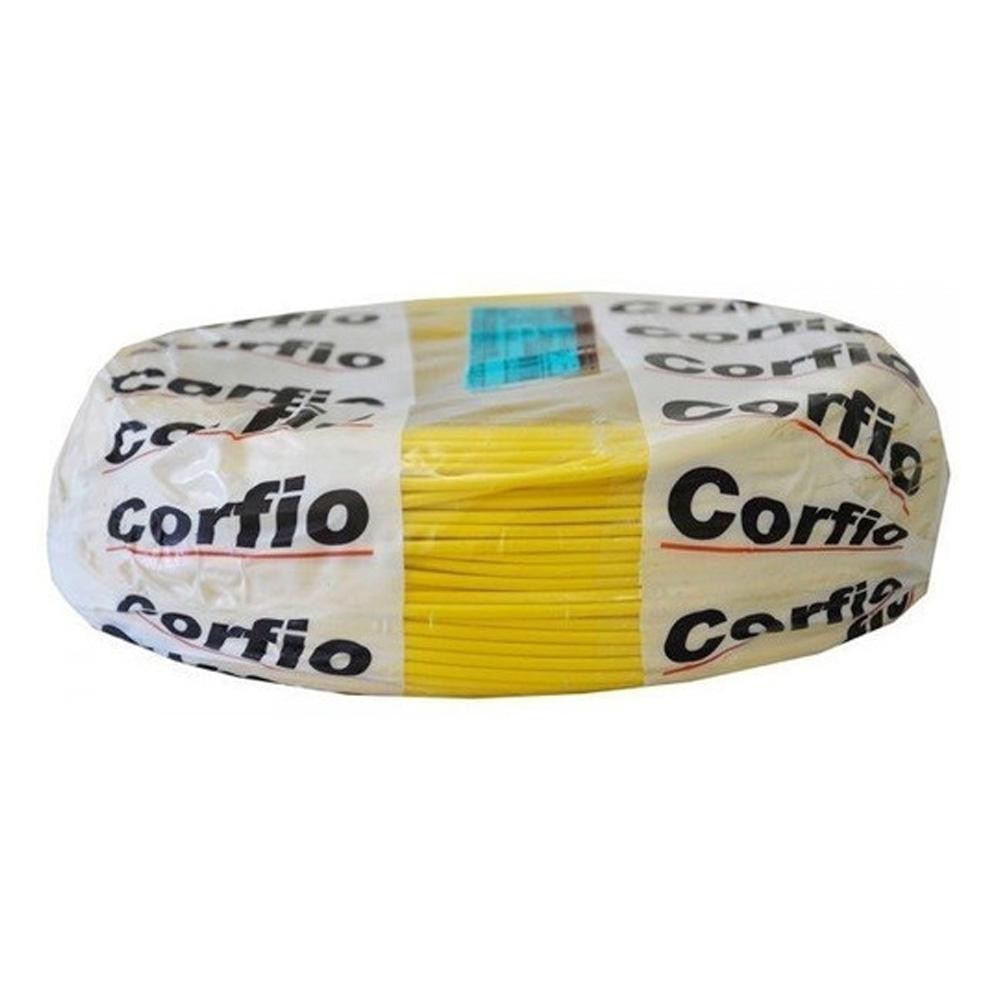 Fio Elétrico Flexível Corfio 2,5mm 750v Rolo 100m Cabo Amarelo em Oferta na Shopee