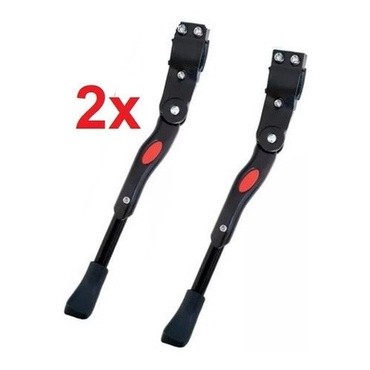 2x Pezinho Descanso Lateral Com Regulagem MTB Bike 20/29 Preto em Oferta na Shopee