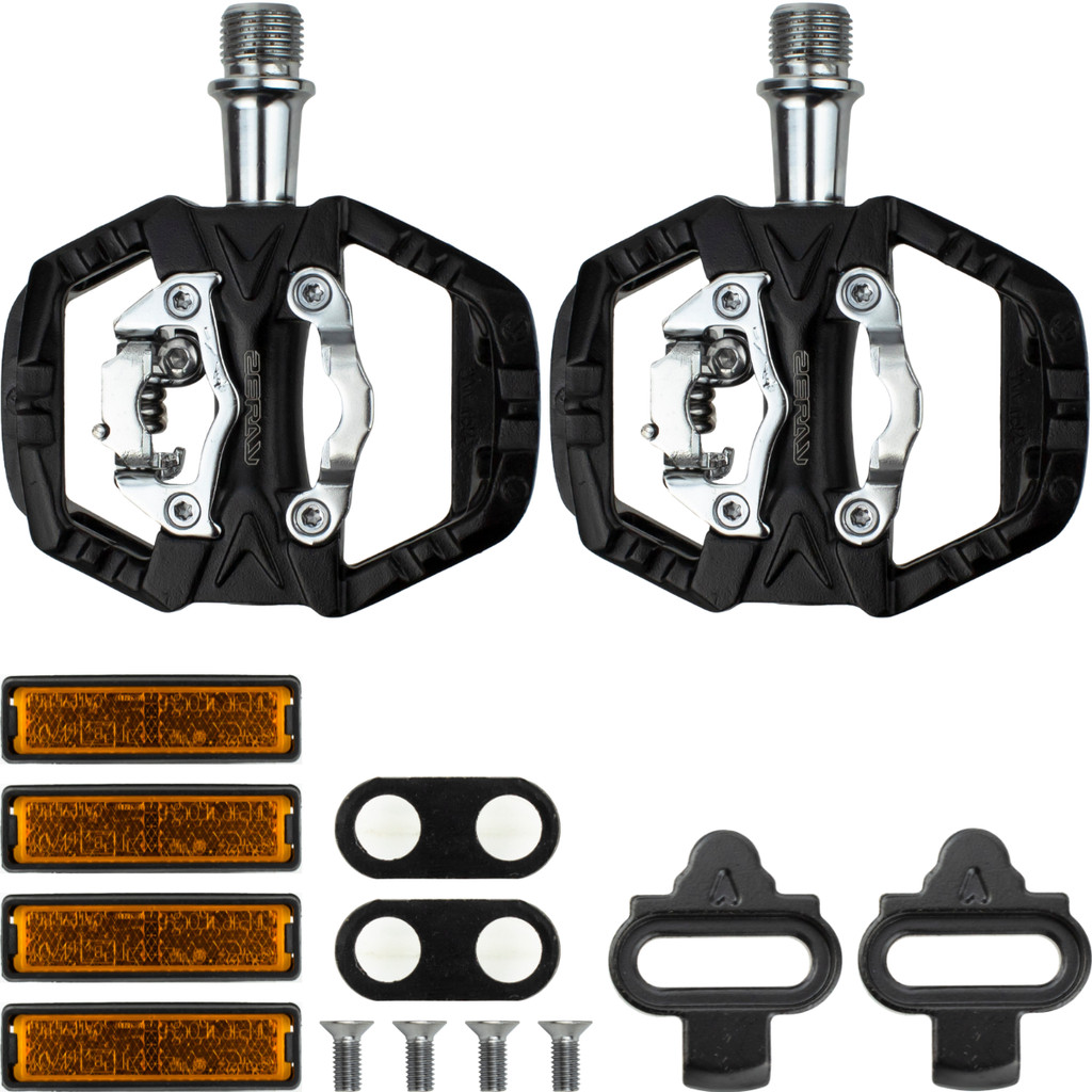 Pedal Clip Para Bike Mtb ZP109S Com Plataforma Tacos Zeray