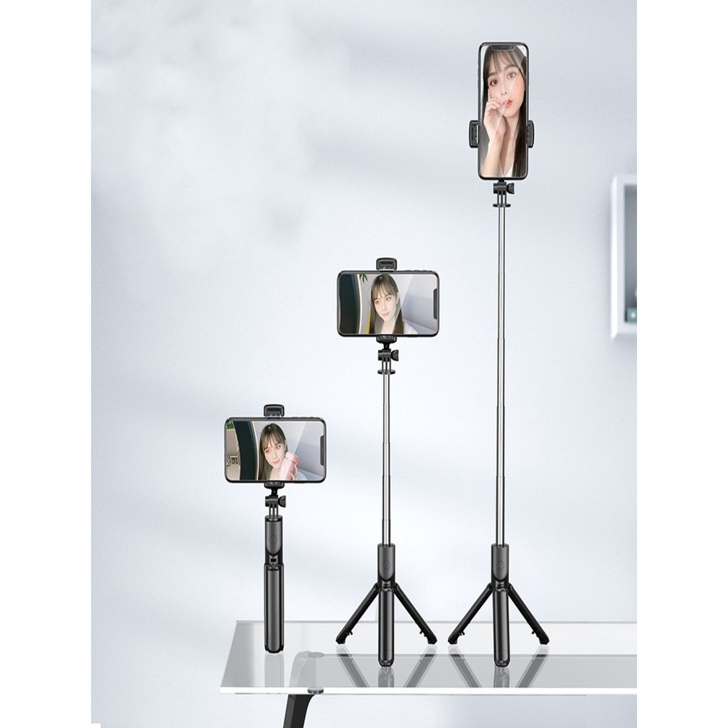 Bastão Pau De Selfie Bluetooth Tripé Controle iPhone Android LIVRECASA