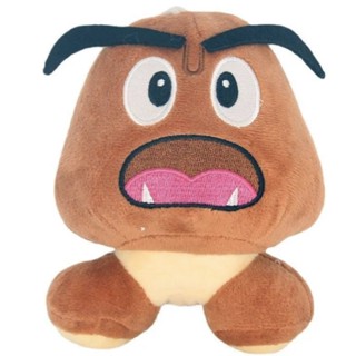 Goomba Assustado Pelúcia Super Mário Bros 13 cm Cogumelo