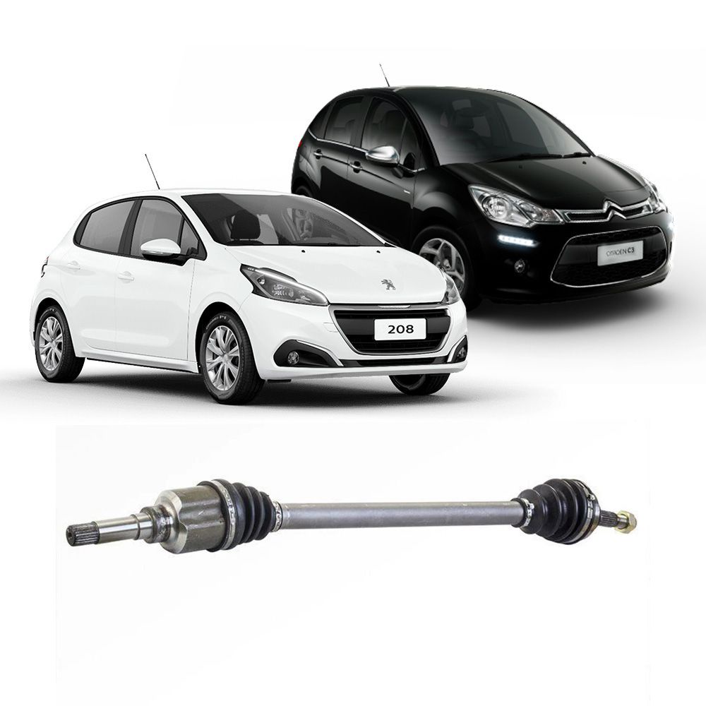 Semi Eixo Peugeot 208 1.5 Citroen C3 1.5 Manual 2013 2014 2015 2016 2017 2018 2019 2020 - Lado Direito