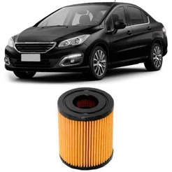 Filtro Óleo Peugeot 408 1.6 2.0 2011 A 2018 Tecfil