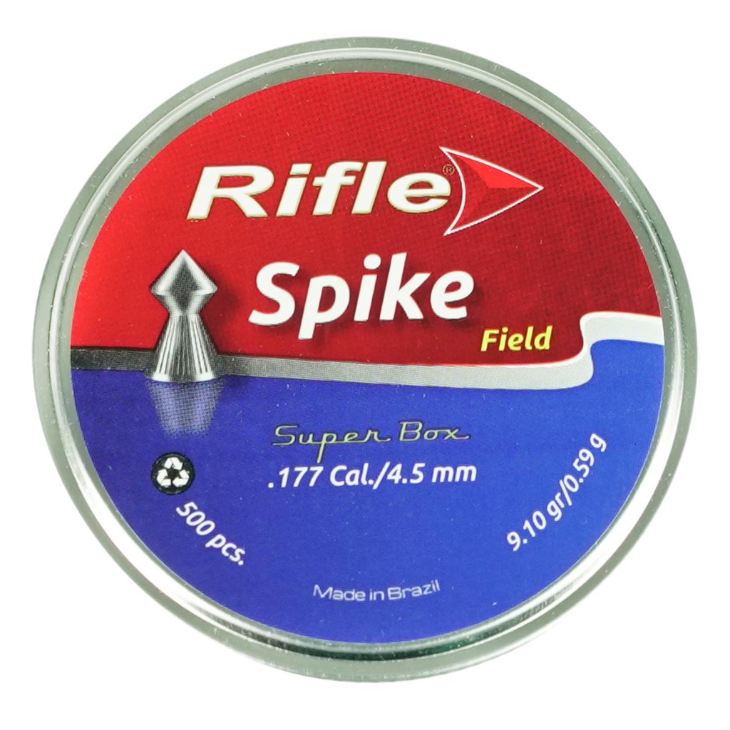 Chumbinho 4.5mm Rifle Spike Field - 250un em Oferta na Shopee