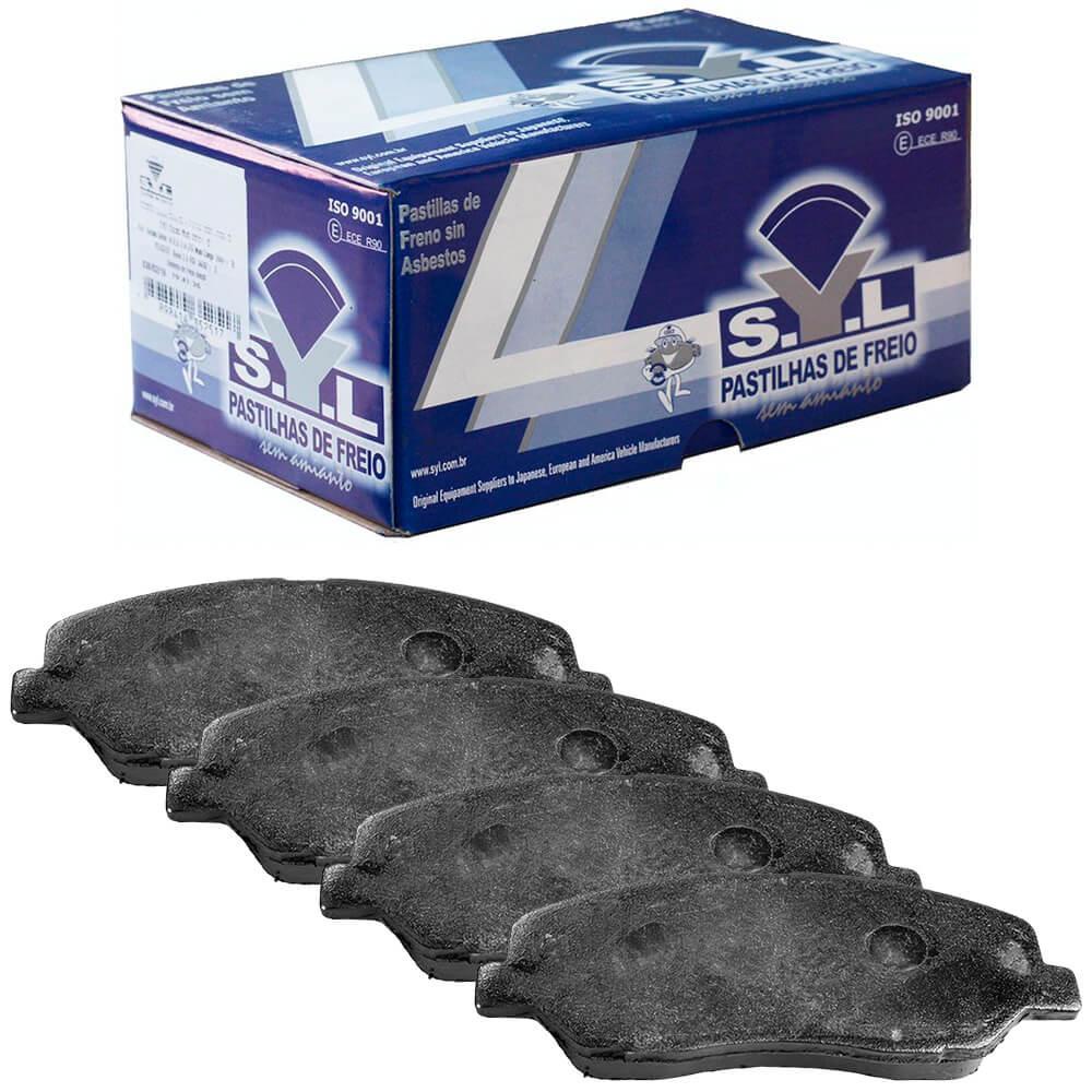 Kit Pastilha Freio Santa Fé Genesis Dianteira Mando Syl 2264
