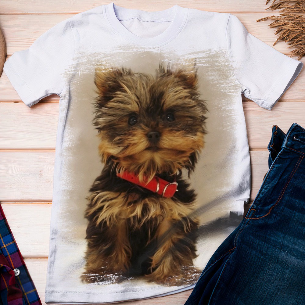 Camiseta Cachorro Yorkshire Terrier 2 - Dicelli