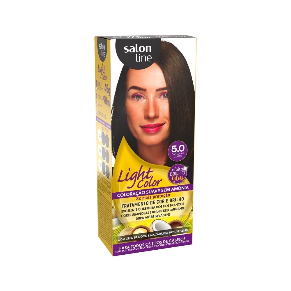 Tonalizante Light Color 5.0 Castanho Claro