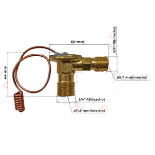 Válvula de Expansão O Ring 1 Capilar de 210mm 1,5T em Oferta na Shopee