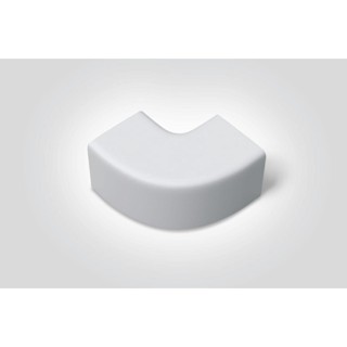 Curva Plana 30X30 Para Canaleta Ar Condicionado Helaclima Cpac3030
