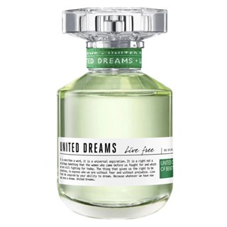 Benetton United Dreams Live Free Feminino Eau de Toilette 80 Ml