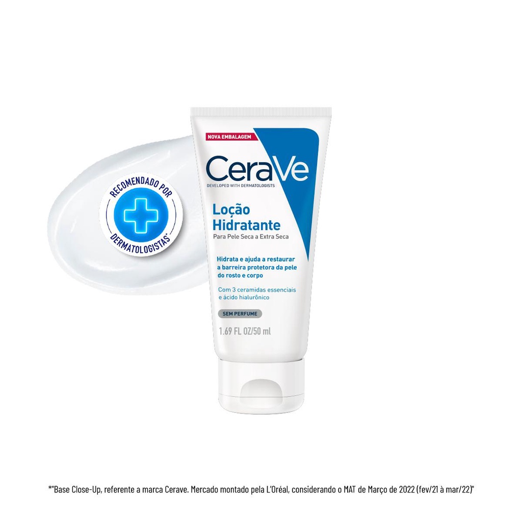 Detalhes do Cerave Loção Hidratante Facial 50ml