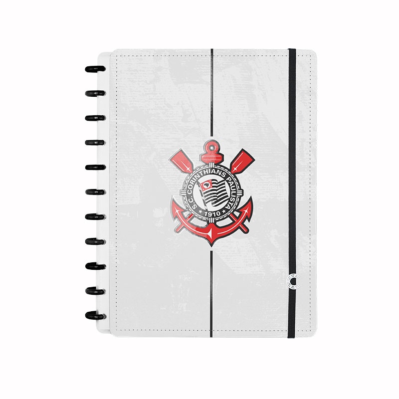 Caderno inteligente grande Corinthians Timão CIGD4153 em Oferta na Shopee