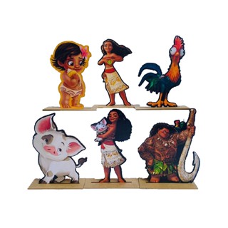 Kit Display de Mesa 6 Peças Para Festa Moana Adulta e Turma MDF em Oferta na Shopee