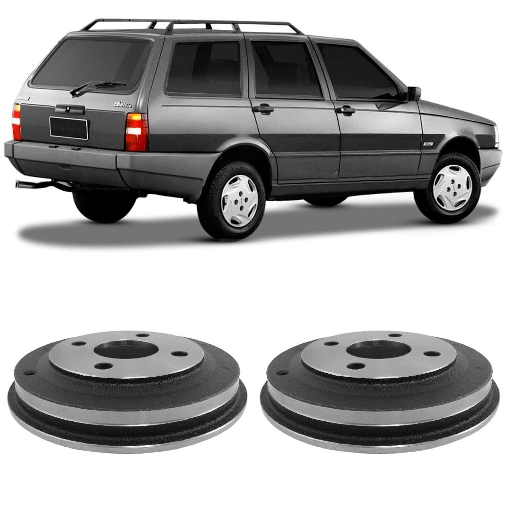 Par Tambor Freio Palio Siena Uno 85 a 2016 Traseiro Sem Cubo Fremax BD9680 - Spare Parts and Accessories for Vehicles