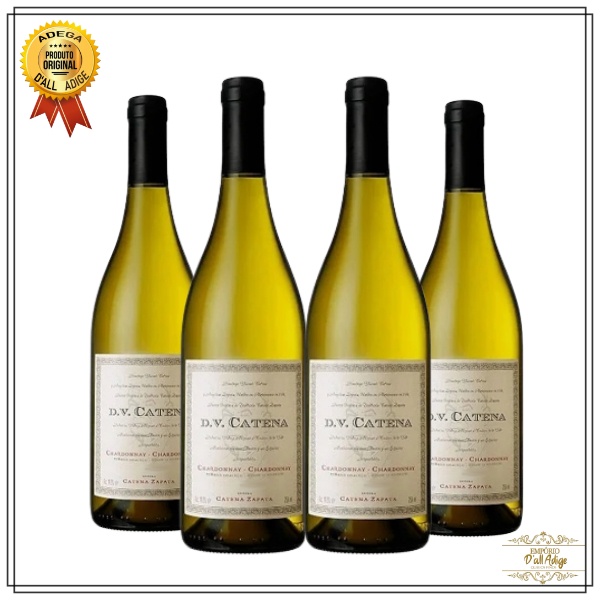 Kit com 4 Vinhos Argentinos Angelica Zapata Chardonnay Alta