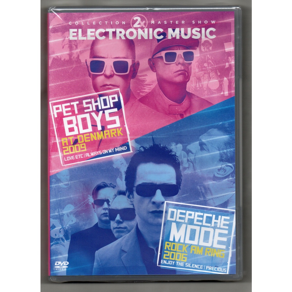 2x Electronic Music Dvd Pet Shop Boys & Depeche Mode