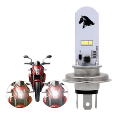 Lâmpada Farol Led H4 Super Branca Carro e Moto