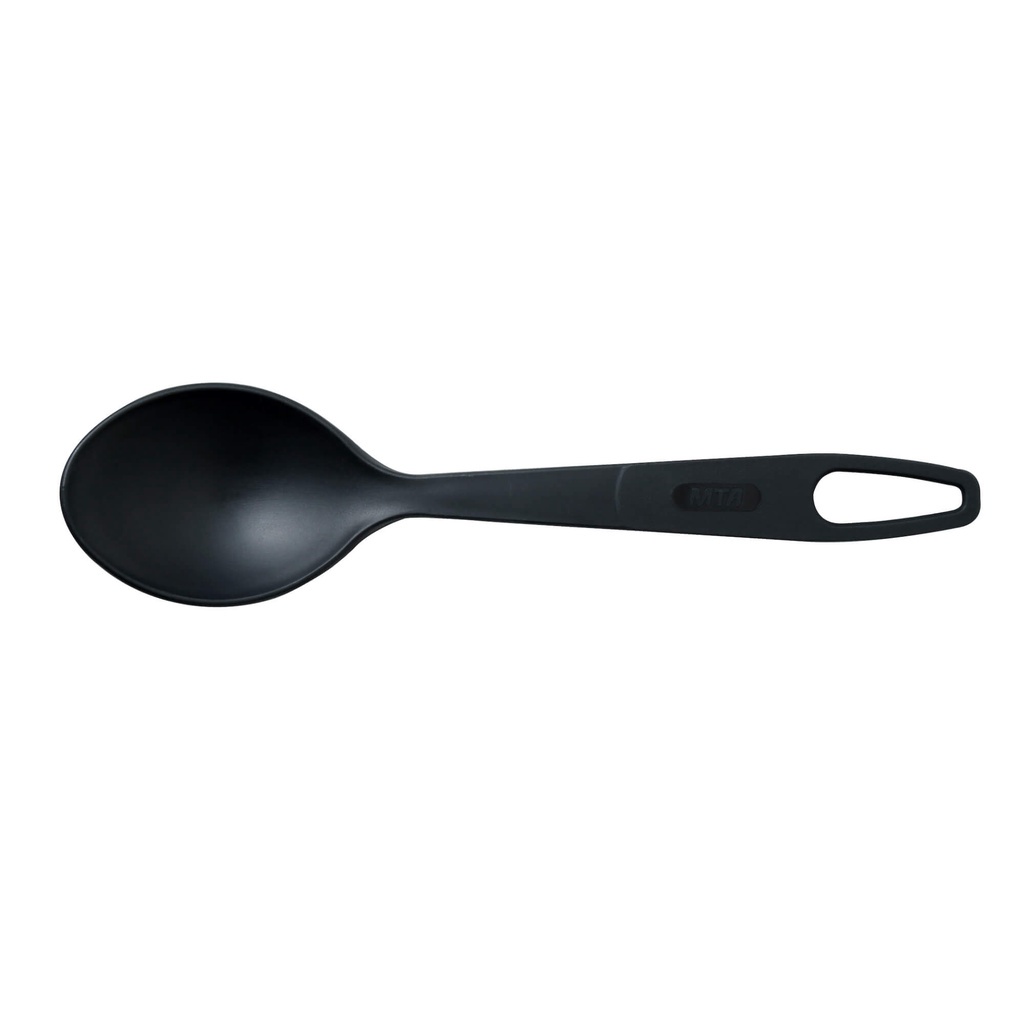 Colher de Nylon Design exclusivo Resistente Prático Supreme Preta MTA Utensílio de Cozinha Concha