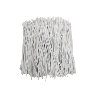 Amarrilho Fecho Araminho Plástico Branco 8 cm 2000 un c/ 1 kg