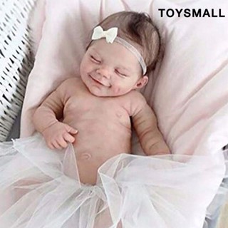 Boneca bebê reborn, vinil realista, roupas de corpo inteiro, bonecas laváveis com brinquedos de-toysmall