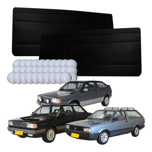 Par Forro De Porta + Grampos Gol Voyage E Parati 1987 A 1994 em Oferta na Shopee