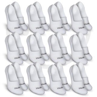Kit com 12 Pares de Meias Sapatilha Algodão Toque Suave Hoahi