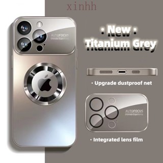 Capinha High Qualidade Titanium Capa Magnética Primária Colorida Para IPhone 15 11 14 13 12 Pro Max AG Matte De Carga Sem Fio Vidro De Janela Grande Cobertura De Proteção Da Câmera Lente Dura