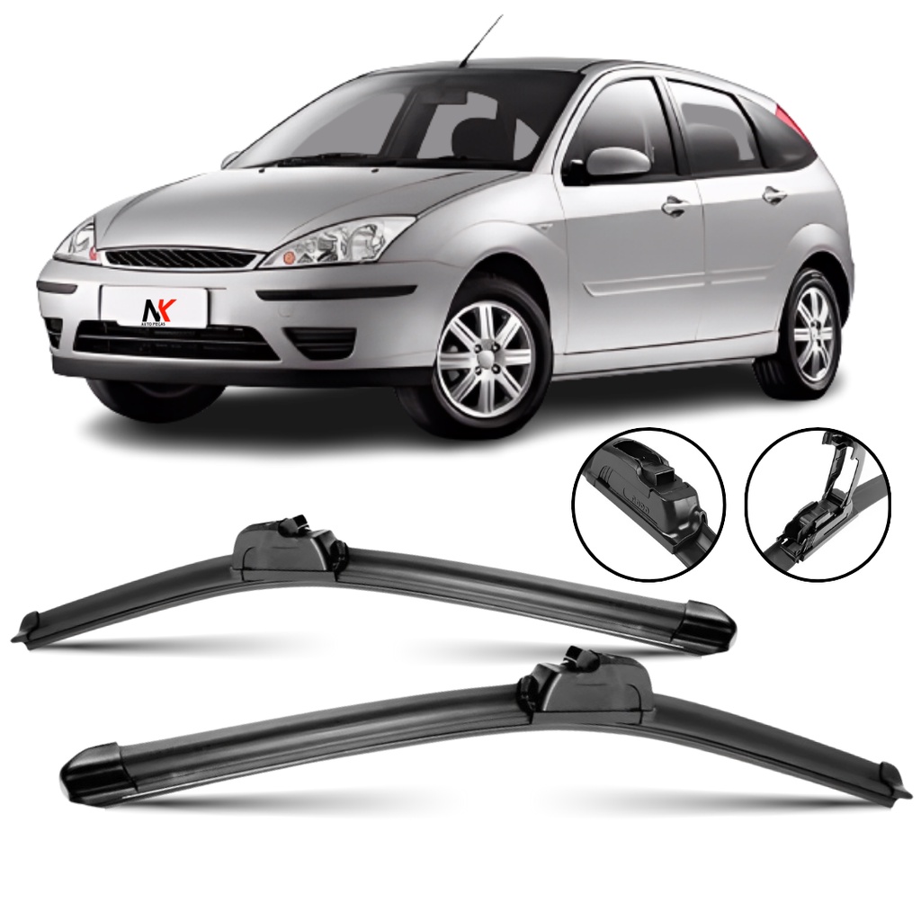 Par Palheta Limpador Parabrisa 21'' 18'' Focus 2000 2001 2002 á 2007