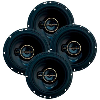 Quatro Alto Falantes Triaxial 6 Polegadas Potência 120w RMS Impedância 4 Ohms Material Resistente