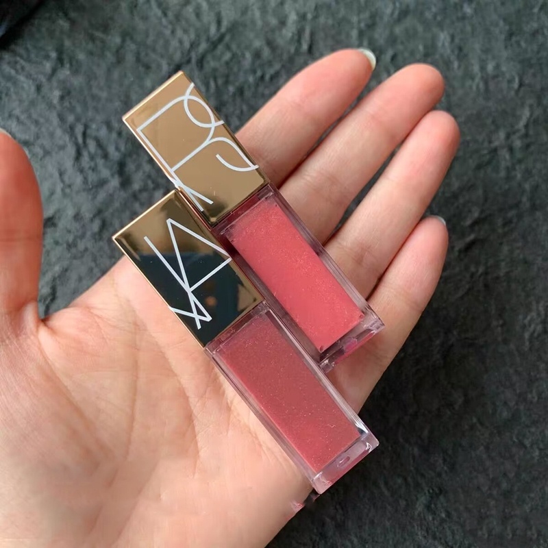 Nars 3 Cores Tubo Dourado Brilho Labial 3.7ml / Hidratação de Longa Duração Não Desbotada / Batom /Makeup em Oferta na Shopee